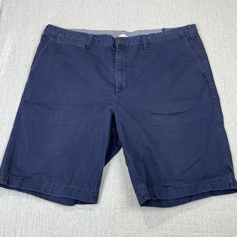 Polo Ralph Lauren Shorts Mens 44T Blue Chino Pockets Casual Outdoors